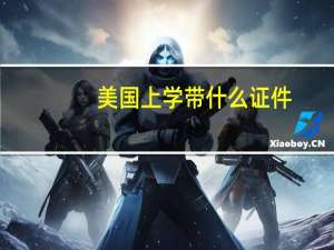 美国上学带什么证件