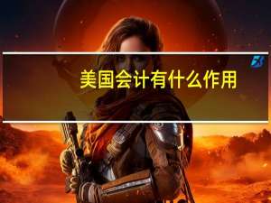 美国会计有什么作用