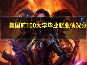 美国前100大学毕业就业情况分析
