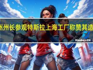 美国加州州长参观特斯拉上海工厂 称赞其造福了中美两国