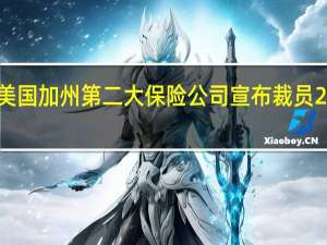 美國加州第二大保險公司宣布裁員2400人