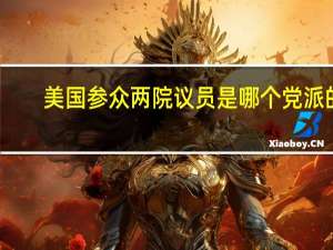 美国参众两院议员是哪个党派的（美国参众两院议长是谁）