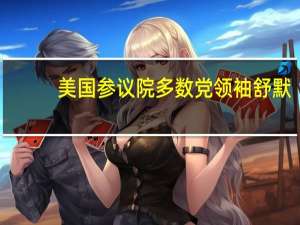 美国参议院多数党领袖舒默：将与参议院少数党领袖麦康奈尔合作通过临时拨款法案