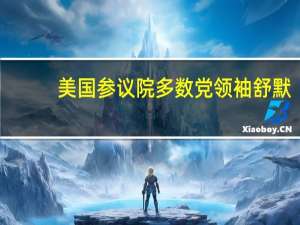 美国参议院多数党领袖舒默：政府将不会关门短期支出法案只是一个临时解决方案为乌克兰做更多的事情对国家安全至关重要