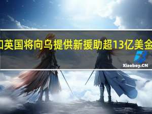 美国和英国将向乌提供新援助 超13亿美金力挺乌克兰