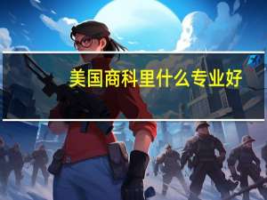 美国商科里什么专业好