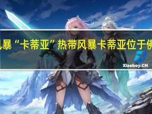 美国国家飓风中心表示热带低压已升级为热带风暴“卡蒂亚”（Katia）热带风暴卡蒂亚位于佛得角群岛西北约580英里（935公里）处；最大持续风速为40英里/小时（65公里/小时）