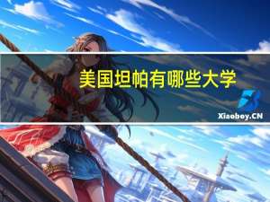 美国坦帕有哪些大学