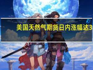 美国天然气期货日内涨幅达3.00%现报2.927美元/百万英热
