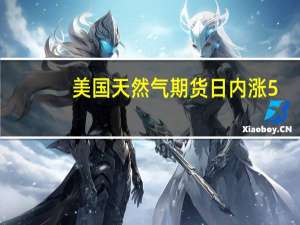 美国天然气期货日内涨5%