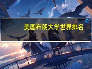 美国布朗大学世界排名