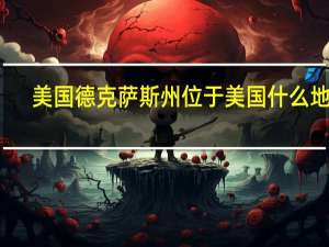 美国德克萨斯州位于美国什么地方