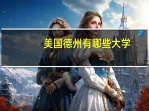 美国德州有哪些大学