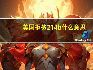 美国拒签214b什么意思