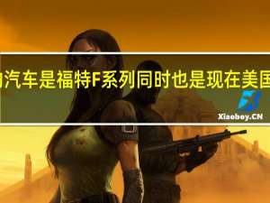 美国最畅销的汽车是福特F系列同时也是现在美国被偷得最多的汽车