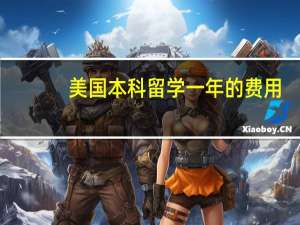美国本科留学一年的费用