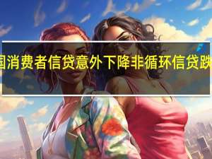 美国消费者信贷意外下降非循环信贷跌幅创纪录