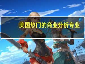 美国热门的商业分析专业