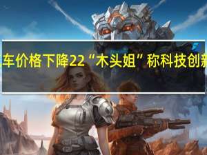 美国电动汽车价格下降22%“木头姐”称科技创新将加剧通缩压力