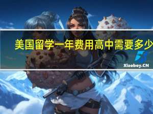 美国留学一年费用高中需要多少钱
