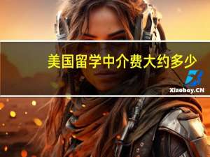 美国留学中介费大约多少