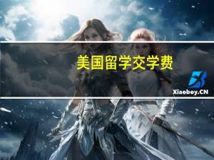 美国留学交学费