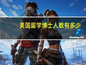 美国留学博士人数有多少