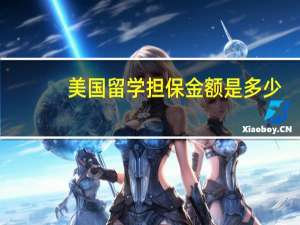美国留学担保金额是多少