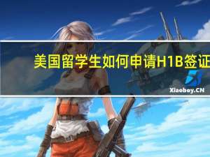 美国留学生如何申请H1B签证