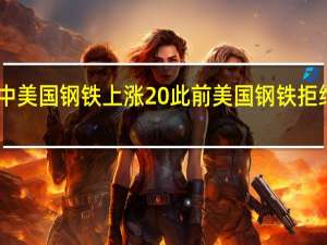 美国盘前交易中美国钢铁上涨20%此前美国钢铁拒绝克利夫兰克里夫72.5亿美元收购要约
