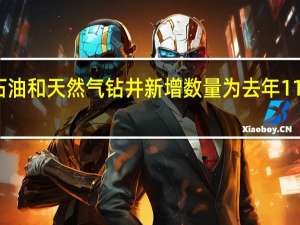 美国石油和天然气钻井新增数量为去年11月以来最多