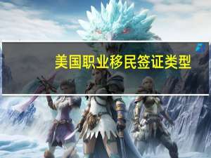 美国职业移民签证类型