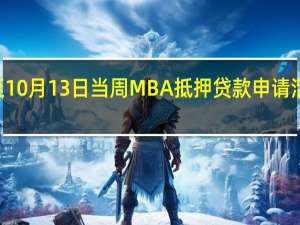 美国至10月13日当周MBA抵押贷款申请活动指数 166.9前值179.3