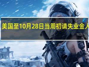 美国至10月28日当周初请失业金人数 21.7万人预期21万人前值21万人