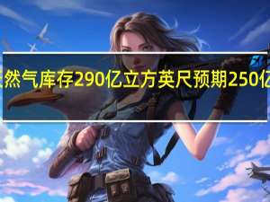 美国至8月4日当周EIA天然气库存 290亿立方英尺预期250亿立方英尺前值140亿立方英尺