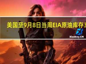 美国至9月8日当周EIA原油库存 395.5万桶预期-191.2万桶前值-630.7万桶