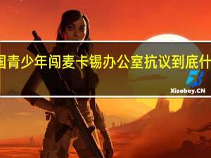 美国青少年闯麦卡锡办公室抗议 到底什么情况嘞
