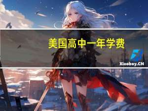 美国高中一年学费