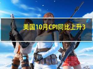 美国10月CPI同比上升3.2% 低于预期 加息暂停已显而易见