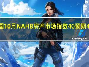 美国10月NAHB房产市场指数 40预期44前值45