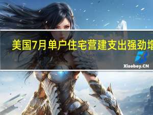 美国7月单户住宅营建支出强劲增长
