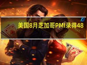 美国8月芝加哥PMI录得48.7为2022年8月以来新高
