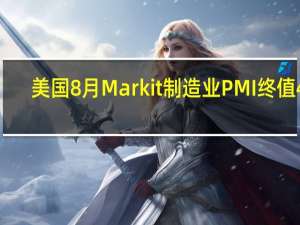 美国8月Markit制造业PMI终值 47.9预期47前值47