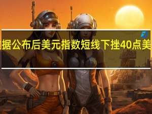 美国CPI数据公布后美元指数短线下挫40点美股期货短线拉升