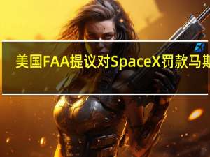 美国FAA提议对SpaceX罚款 马斯克：将起诉FAA，监管过度