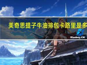 美奇思 提子牛油排包卡路里是多少