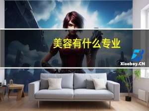 美容有什么专业