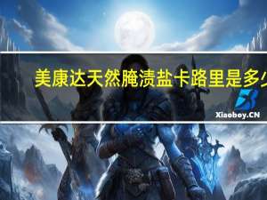 美康达 天然腌渍盐卡路里是多少
