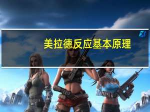 美拉德反应基本原理（美拉德反应原理）