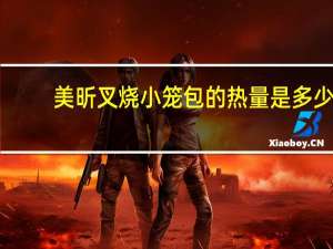 美昕 叉烧小笼包的热量是多少